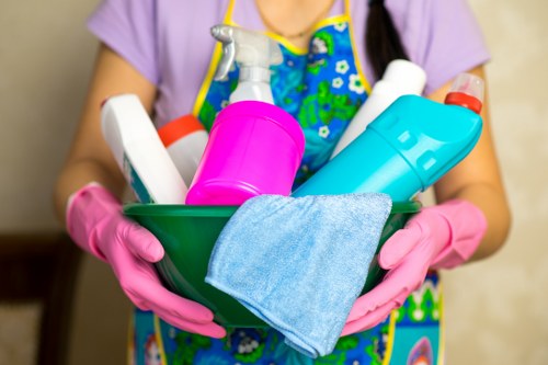 Professional cleaning of windows, frames, and sills after renovation work in Deep