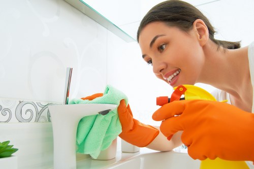 Local cleaners carrying out a detailed deep clean in Deep