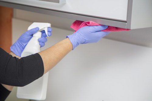 Local commercial office cleaning in Deep with attention to common areas