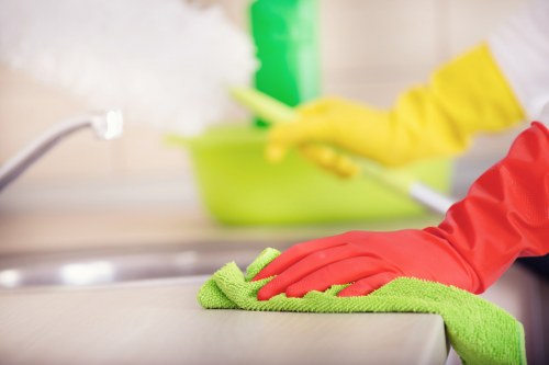Charity donation items prepared from a cleaning clearance job